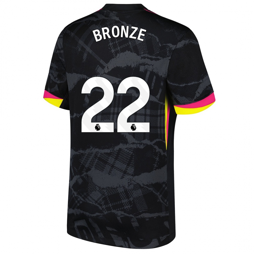 Kinderen Lucy Bronze #22 Zwartroze Thuisshirt Derde Tenue 2024/25 T-Shirt