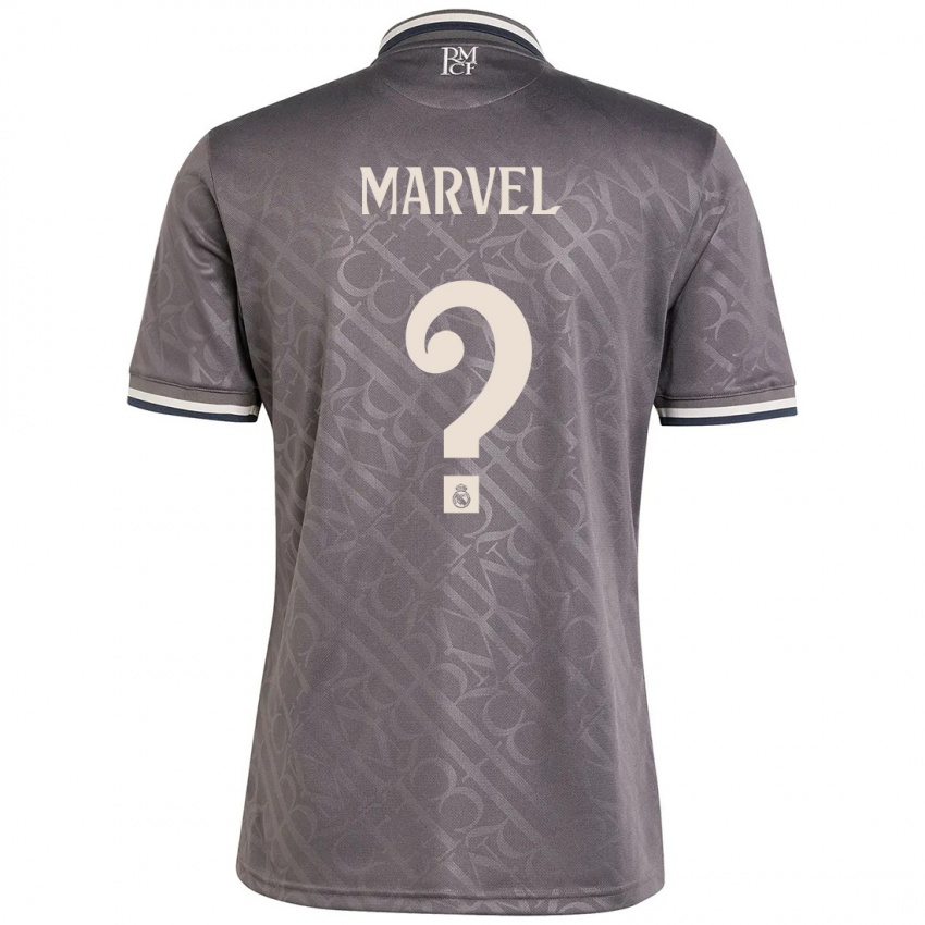 Kinderen Marvel #0 Houtskool Thuisshirt Derde Tenue 2024/25 T-Shirt