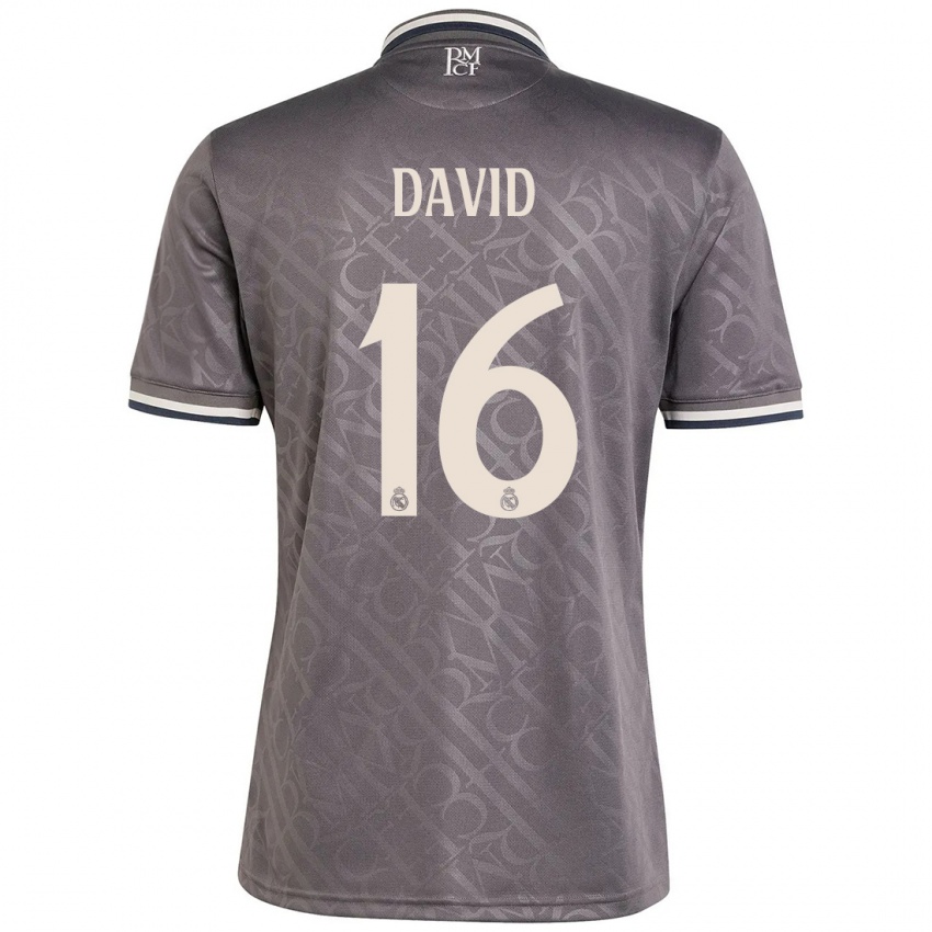 Kinderen Antonio David #16 Houtskool Thuisshirt Derde Tenue 2024/25 T-Shirt