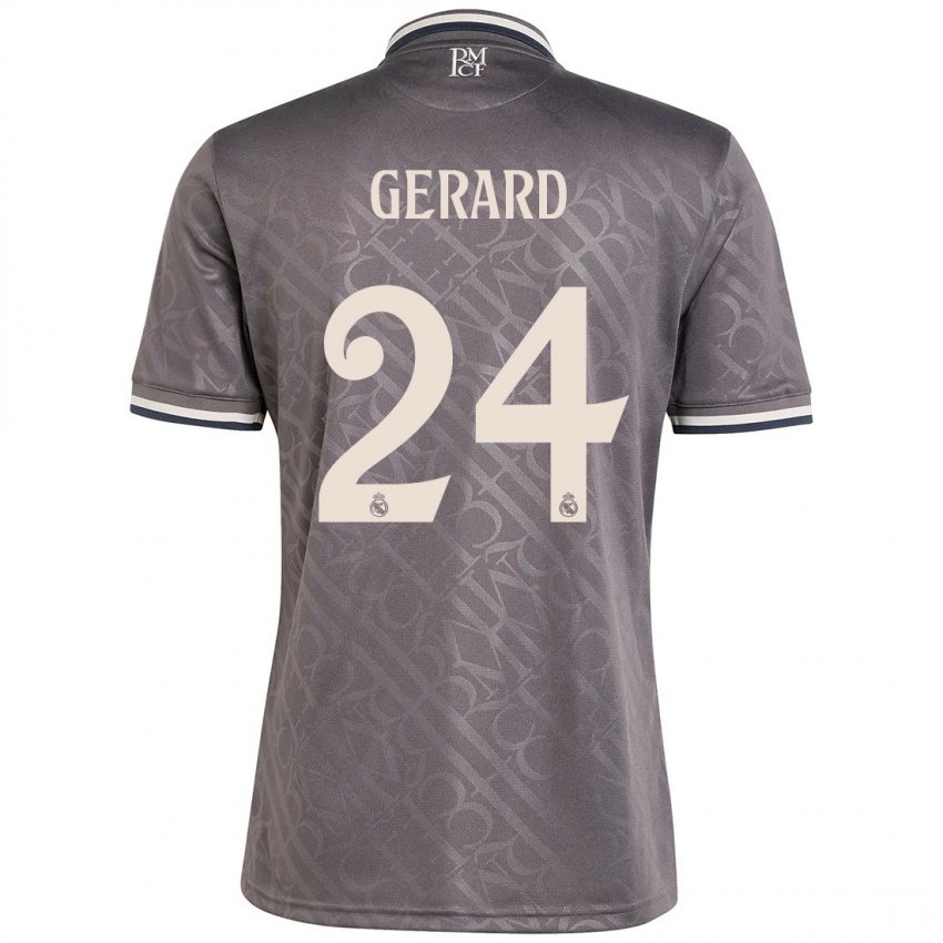 Kinderen Meline Gerard #24 Houtskool Thuisshirt Derde Tenue 2024/25 T-Shirt