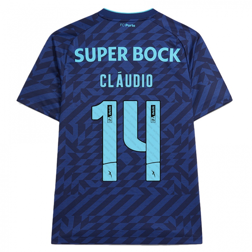 Kinderen Cláudio Ramos #14 Marineblauw Thuisshirt Derde Tenue 2024/25 T-Shirt