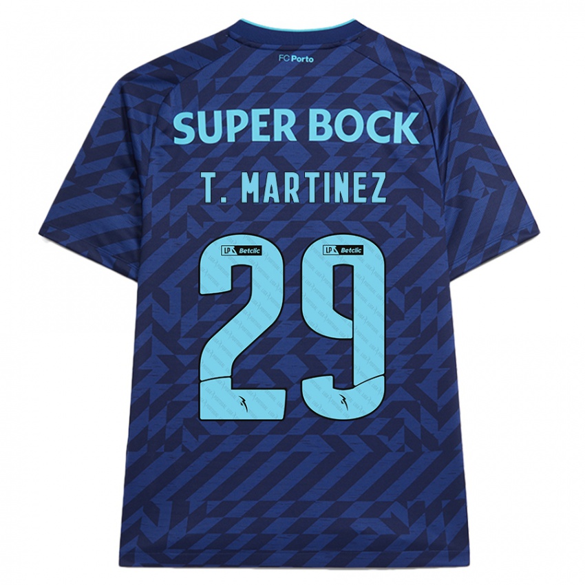 Kinderen Toni Martínez #29 Marineblauw Thuisshirt Derde Tenue 2024/25 T-Shirt