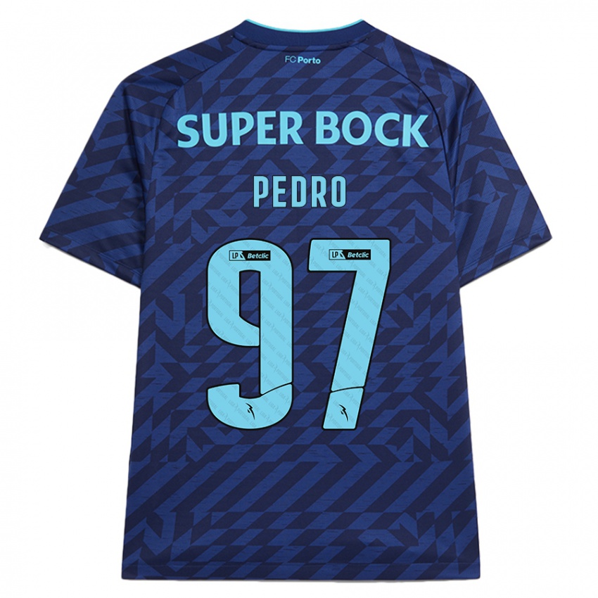 Kinderen Zé Pedro #97 Marineblauw Thuisshirt Derde Tenue 2024/25 T-Shirt