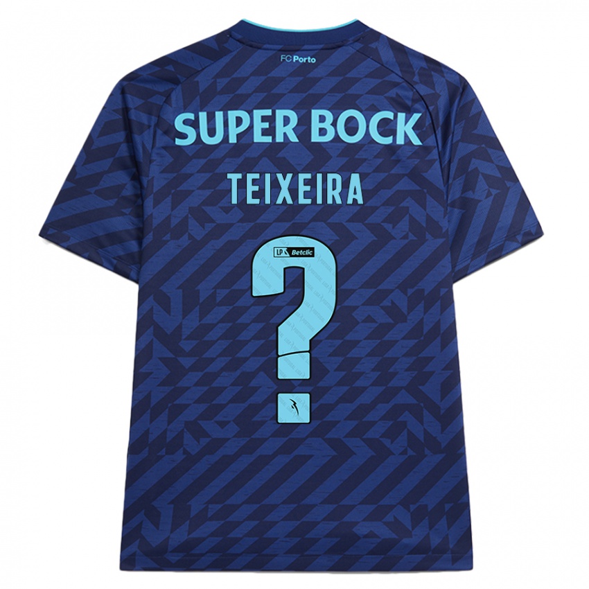 Kinderen Gonçalo Teixeira #0 Marineblauw Thuisshirt Derde Tenue 2024/25 T-Shirt