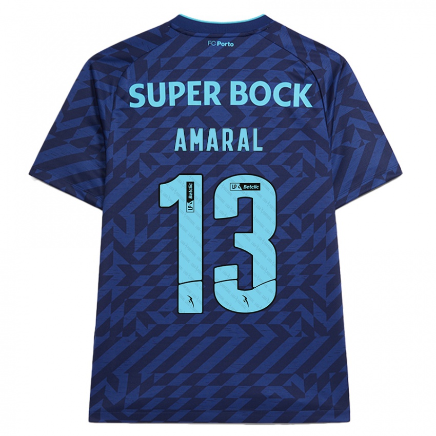 Kinderen Fábio Amaral #13 Marineblauw Thuisshirt Derde Tenue 2024/25 T-Shirt