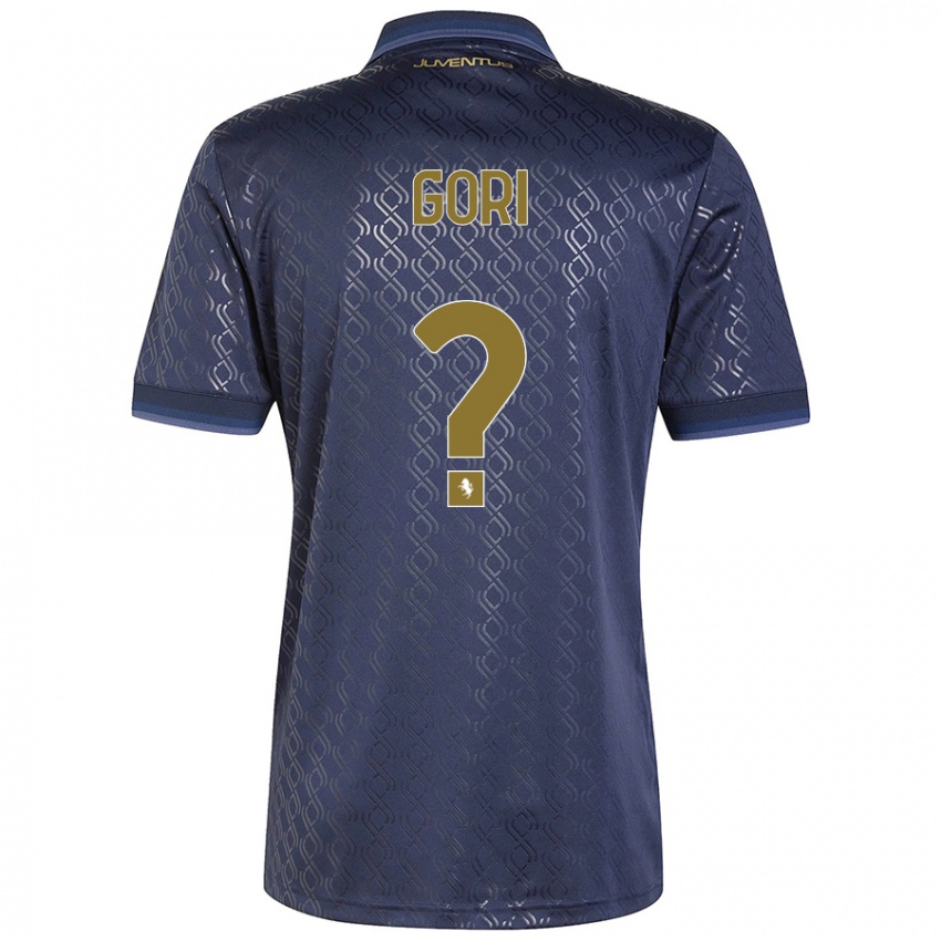 Kinderen Stefano Gori #0 Marineblauw Thuisshirt Derde Tenue 2024/25 T-Shirt