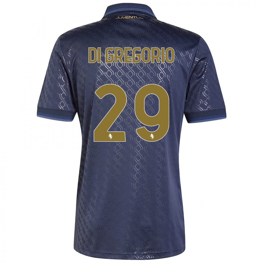 Kinderen Michele Di Gregorio #29 Marineblauw Thuisshirt Derde Tenue 2024/25 T-Shirt