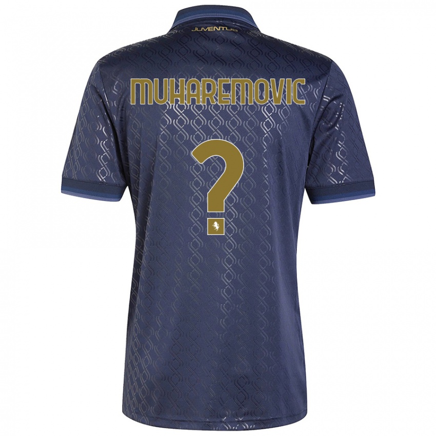 Kinderen Tarik Muharemovic #0 Marineblauw Thuisshirt Derde Tenue 2024/25 T-Shirt