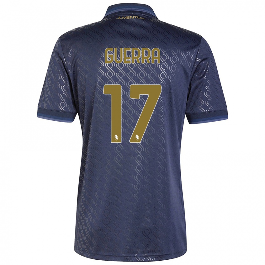 Kinderen Simone Guerra #17 Marineblauw Thuisshirt Derde Tenue 2024/25 T-Shirt