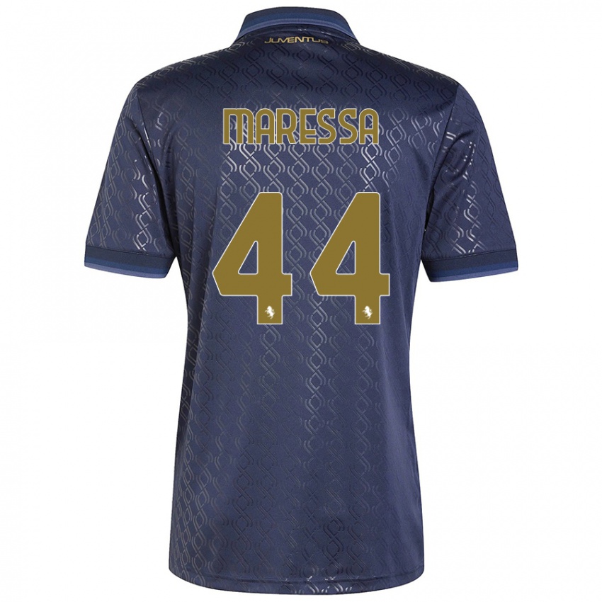 Kinderen Tommaso Maressa #44 Marineblauw Thuisshirt Derde Tenue 2024/25 T-Shirt