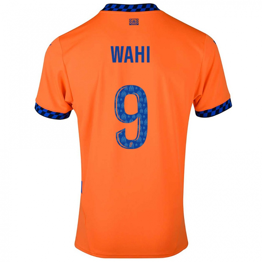 Kinderen Elye Wahi #9 Oranje Donkerblauw Thuisshirt Derde Tenue 2024/25 T-Shirt