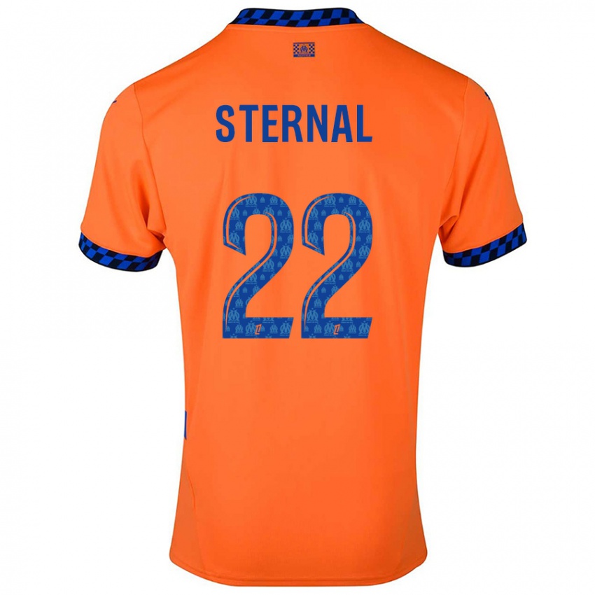 Kinderen Enzo Sternal #22 Oranje Donkerblauw Thuisshirt Derde Tenue 2024/25 T-Shirt