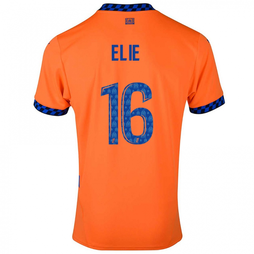 Kinderen Anaïs Elie #16 Oranje Donkerblauw Thuisshirt Derde Tenue 2024/25 T-Shirt