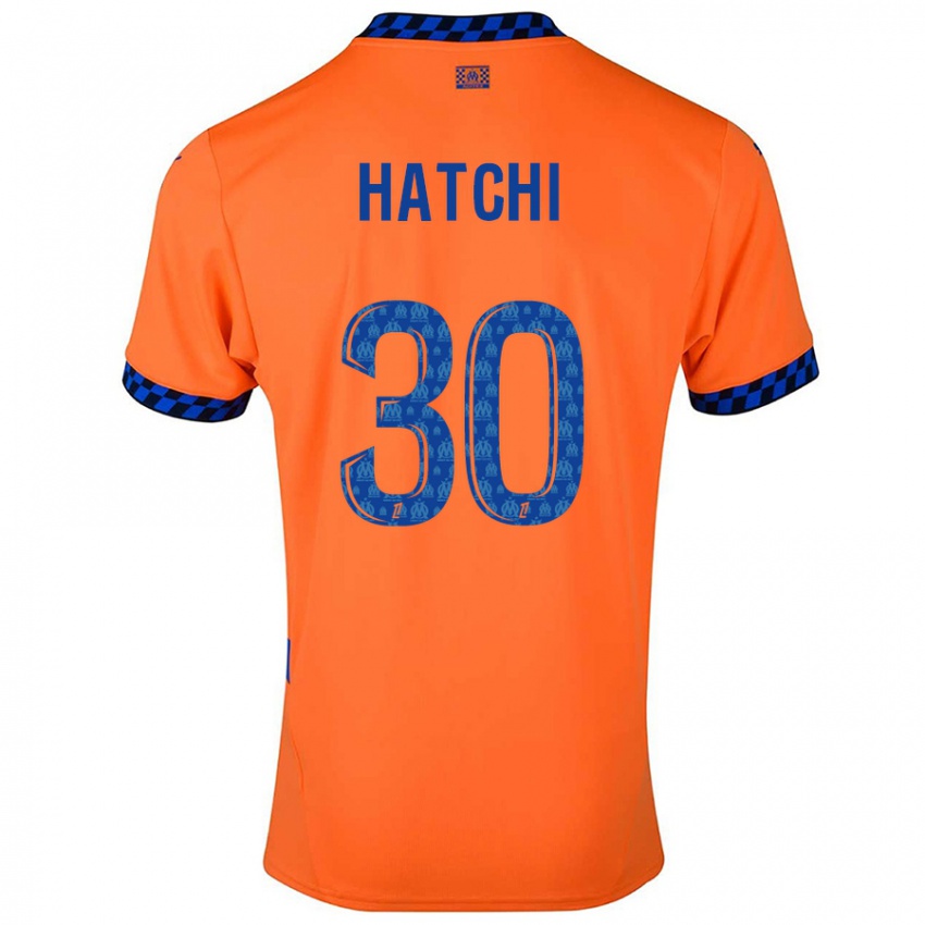 Kinderen Anaïs Hatchi #30 Oranje Donkerblauw Thuisshirt Derde Tenue 2024/25 T-Shirt