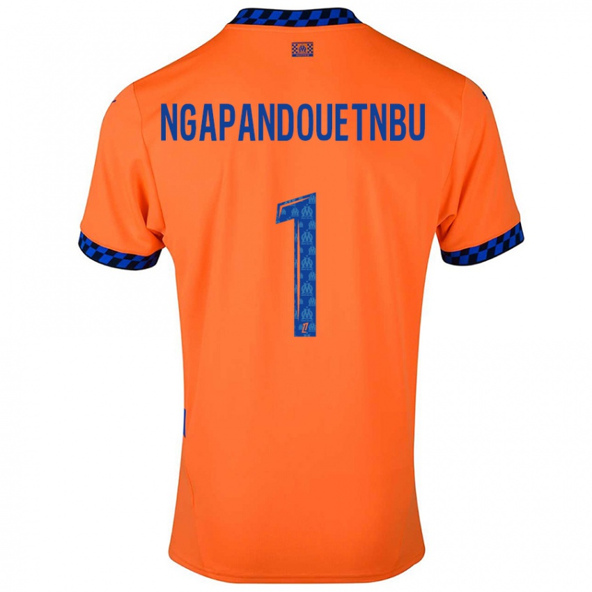 Kinderen Simon Ngapandouetnbu #1 Oranje Donkerblauw Thuisshirt Derde Tenue 2024/25 T-Shirt