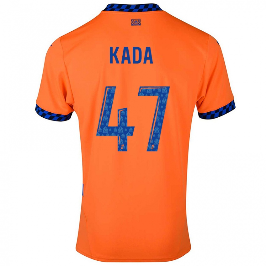 Kinderen Joakim Kada #47 Oranje Donkerblauw Thuisshirt Derde Tenue 2024/25 T-Shirt