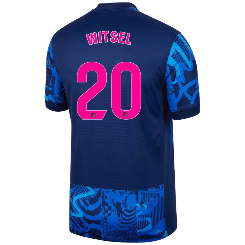 Kinderen Axel Witsel #20 Koningsblauw Thuisshirt Derde Tenue 2024/25 T-Shirt