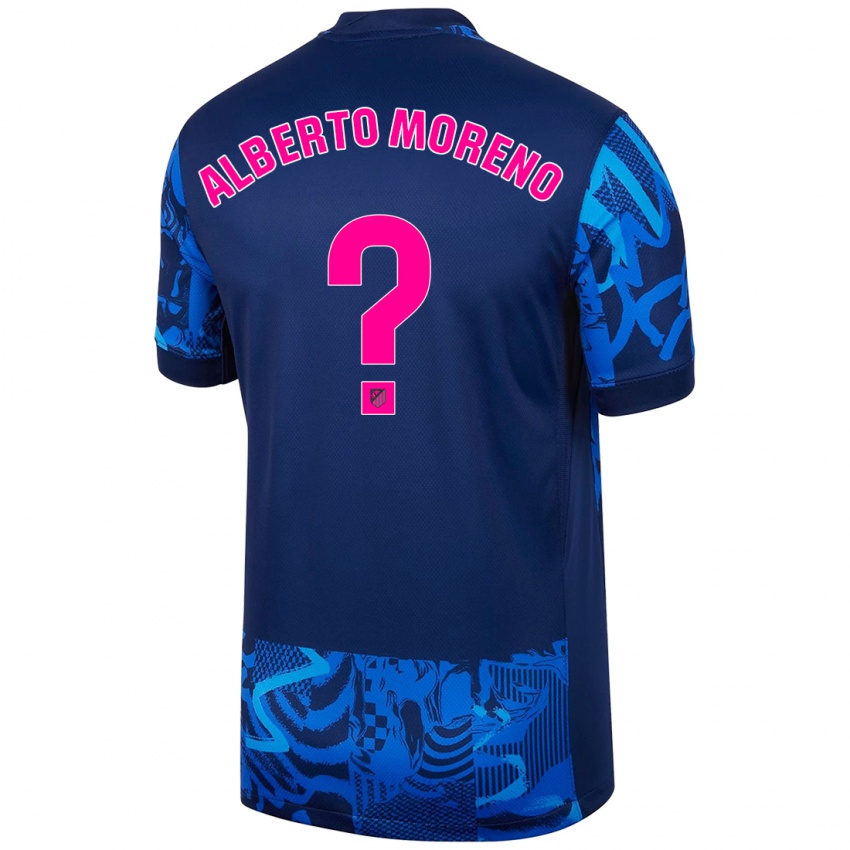 Kinderen Alberto Moreno #0 Koningsblauw Thuisshirt Derde Tenue 2024/25 T-Shirt