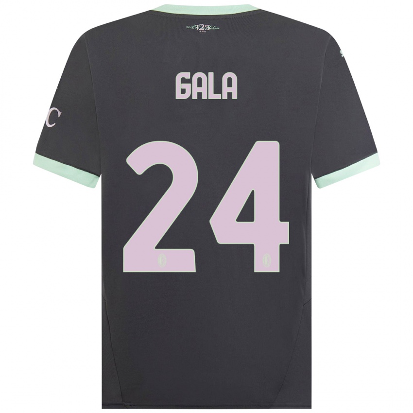 Kinderen Antonio Gala #24 Grijs Thuisshirt Derde Tenue 2024/25 T-Shirt