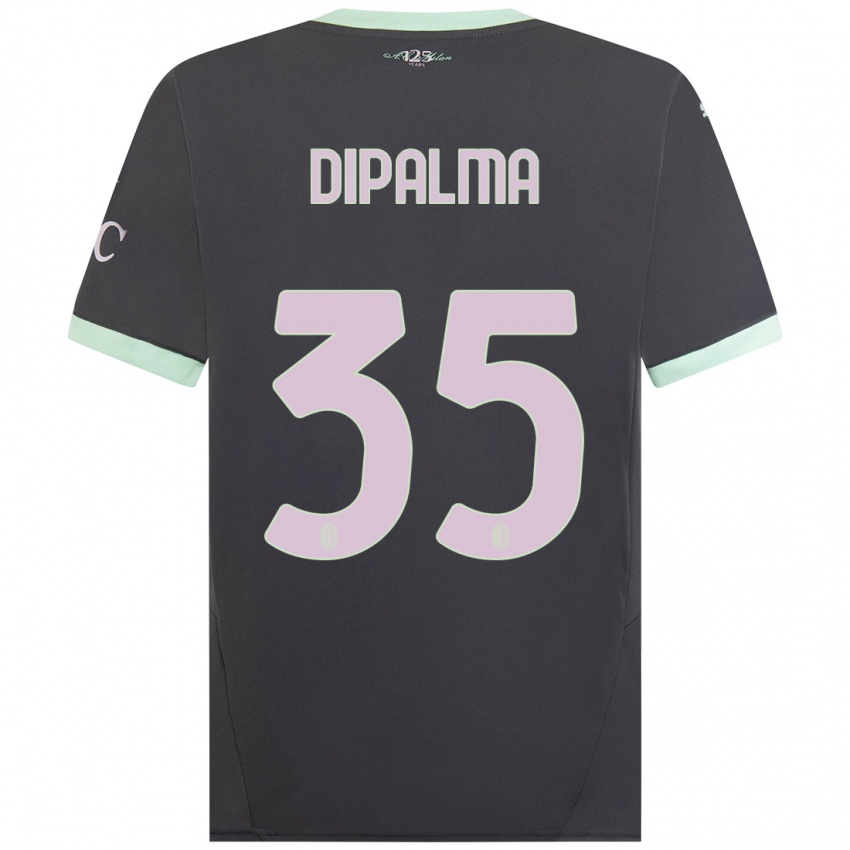 Kinderen Matteo Dipalma #35 Grijs Thuisshirt Derde Tenue 2024/25 T-Shirt