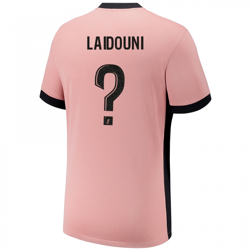 Kinderen Adam Laidouni #0 Roestroze Thuisshirt Derde Tenue 2024/25 T-Shirt