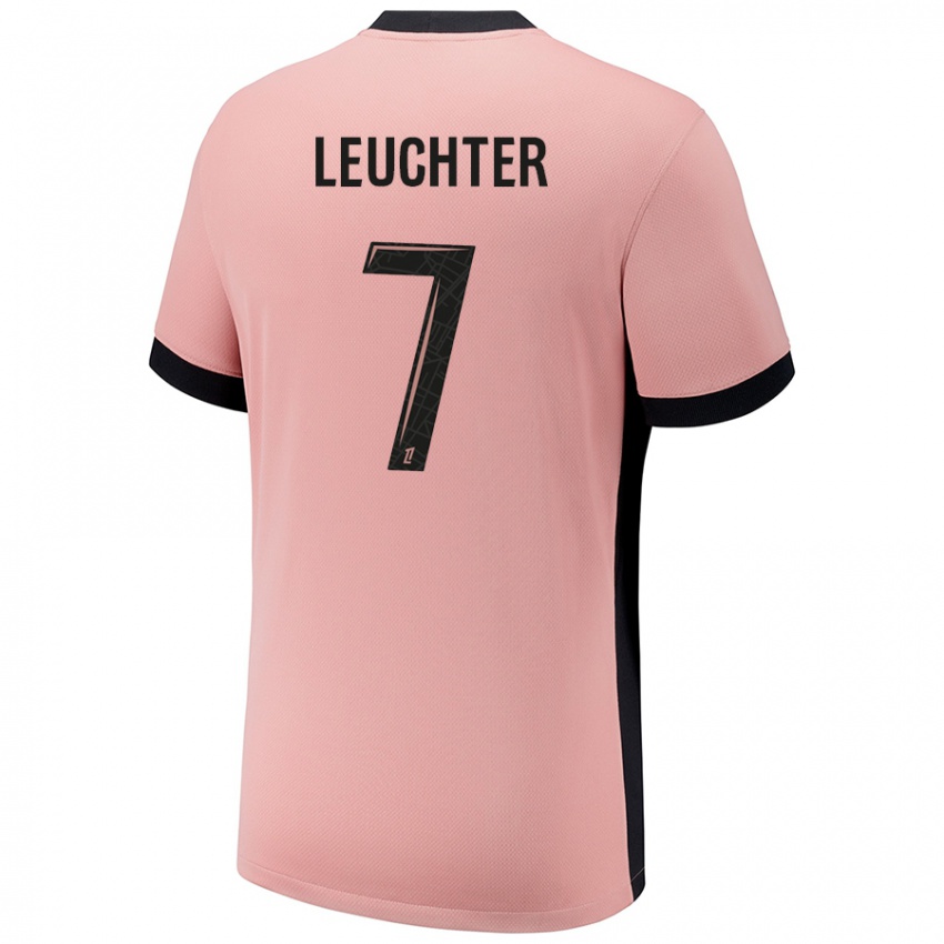 Kinderen Romée Leuchter #7 Roestroze Thuisshirt Derde Tenue 2024/25 T-Shirt