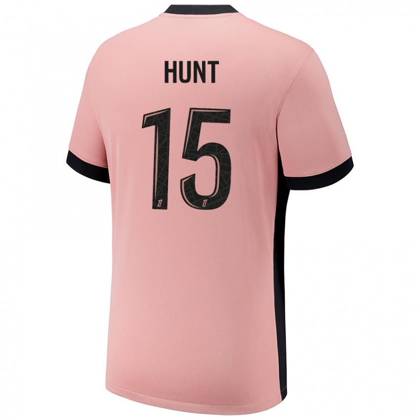 Kinderen Clare Hunt #15 Roestroze Thuisshirt Derde Tenue 2024/25 T-Shirt