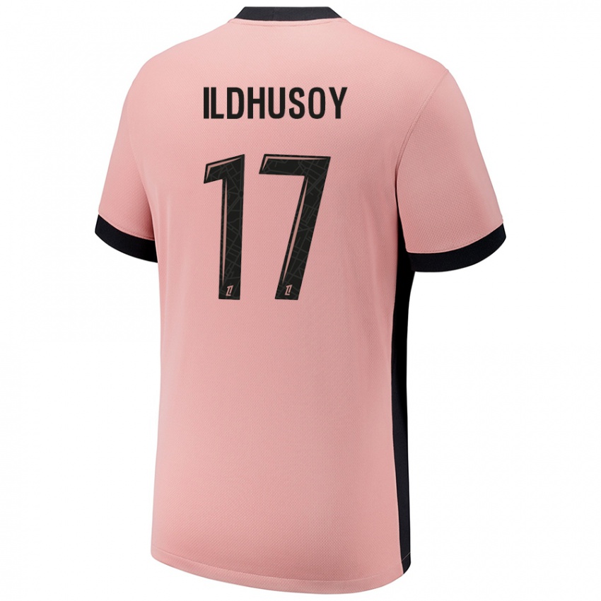 Kinderen Celin Bizet Ildhusoy #17 Roestroze Thuisshirt Derde Tenue 2024/25 T-Shirt