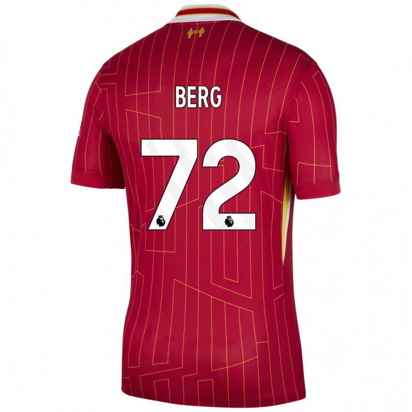 Heren Sepp Van Den Berg #72 Rood Geel Wit Thuisshirt Thuistenue 2024/25 T-Shirt