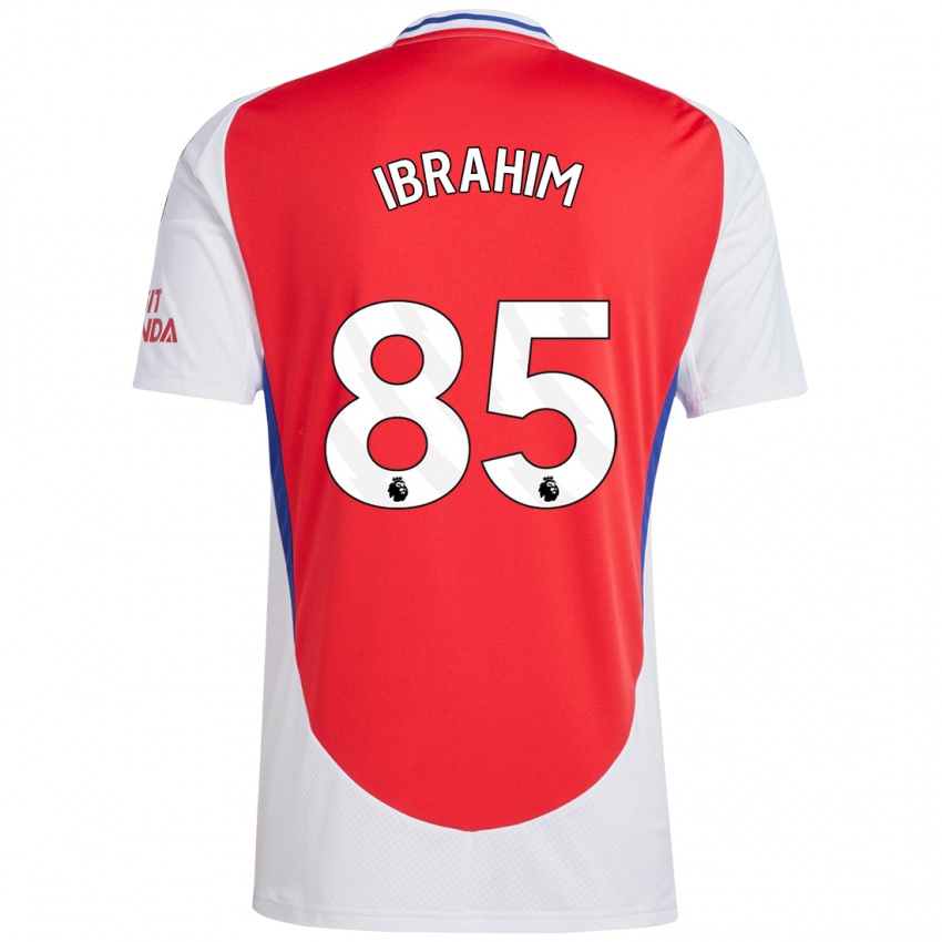 Heren Ife Ibrahim #85 Rood Wit Thuisshirt Thuistenue 2024/25 T-Shirt