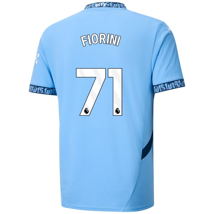 Heren Lewis Fiorini #71 Marineblauw Thuisshirt Thuistenue 2024/25 T-Shirt