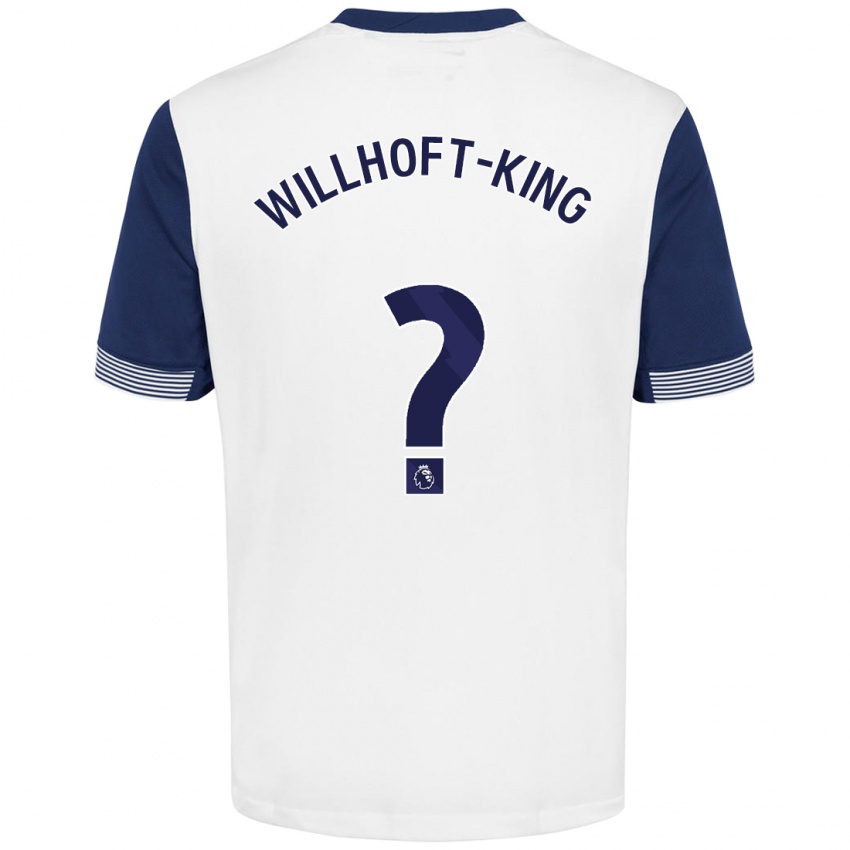 Heren Han Willhoft-King #0 Wit Blauw Thuisshirt Thuistenue 2024/25 T-Shirt