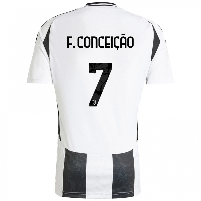 Heren Francisco Conceicao #7 Blauw Wit Thuisshirt Thuistenue 2024/25 T-Shirt