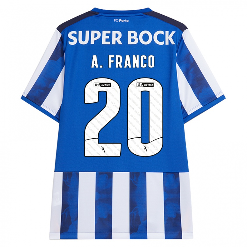 Heren Andre Franco #20 Blauw Wit Thuisshirt Thuistenue 2024/25 T-Shirt