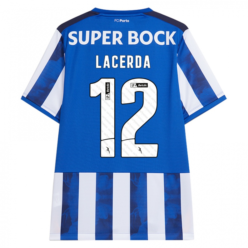 Heren Lacerda #12 Blauw Wit Thuisshirt Thuistenue 2024/25 T-Shirt