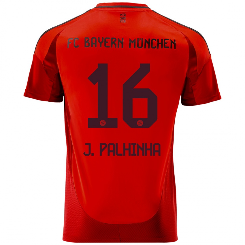 Heren João Palhinha #16 Rood Thuisshirt Thuistenue 2024/25 T-Shirt