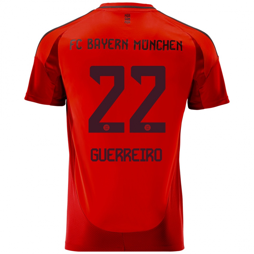 Heren Raphael Guerreiro #22 Rood Thuisshirt Thuistenue 2024/25 T-Shirt