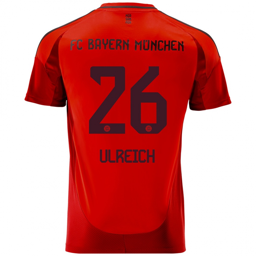 Heren Sven Ulreich #26 Rood Thuisshirt Thuistenue 2024/25 T-Shirt