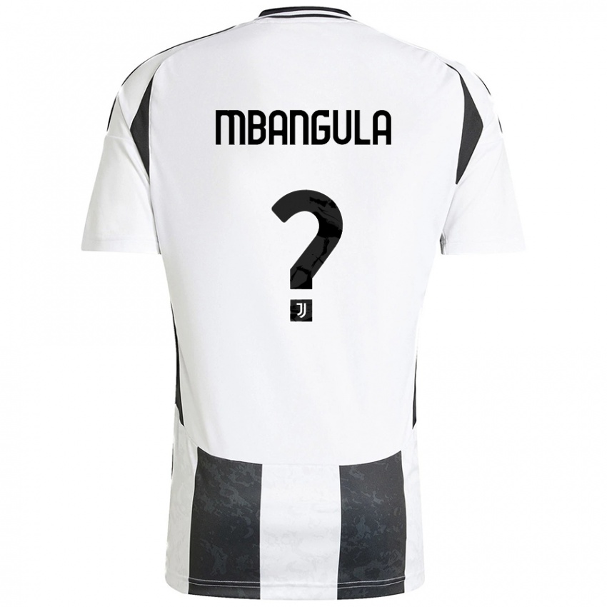 Heren Samuel Mbangula #0 Wit Zwart Thuisshirt Thuistenue 2024/25 T-Shirt