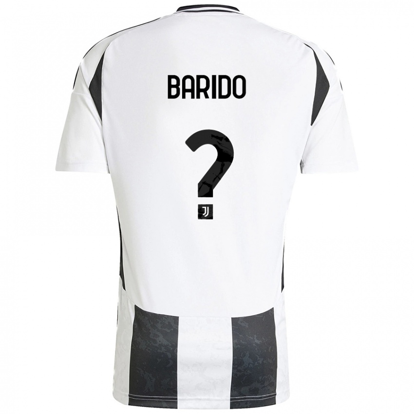 Heren Francisco Barido #0 Wit Zwart Thuisshirt Thuistenue 2024/25 T-Shirt