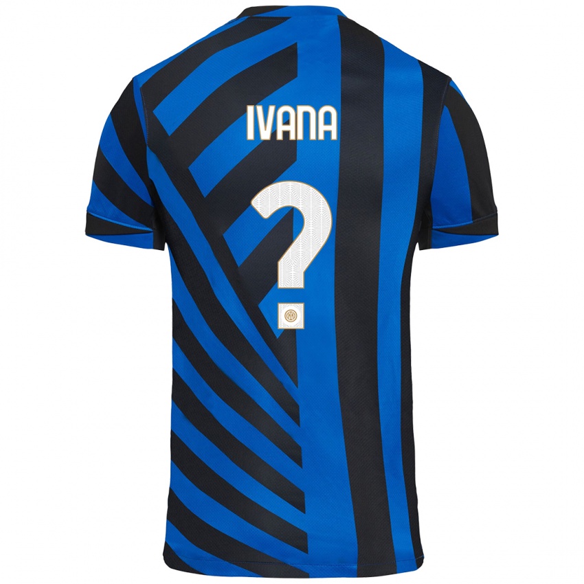 Heren Ivana Andrés #0 Blauw Zwart Thuisshirt Thuistenue 2024/25 T-Shirt