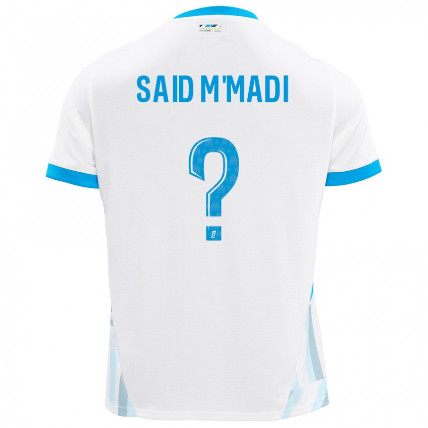 Heren Yakine Said M'madi #0 Wit Hemelsblauw Thuisshirt Thuistenue 2024/25 T-Shirt