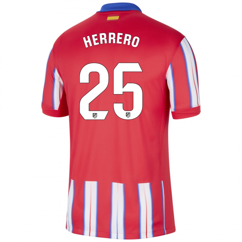 Heren Alex Herrero #25 Rood Wit Blauw Thuisshirt Thuistenue 2024/25 T-Shirt