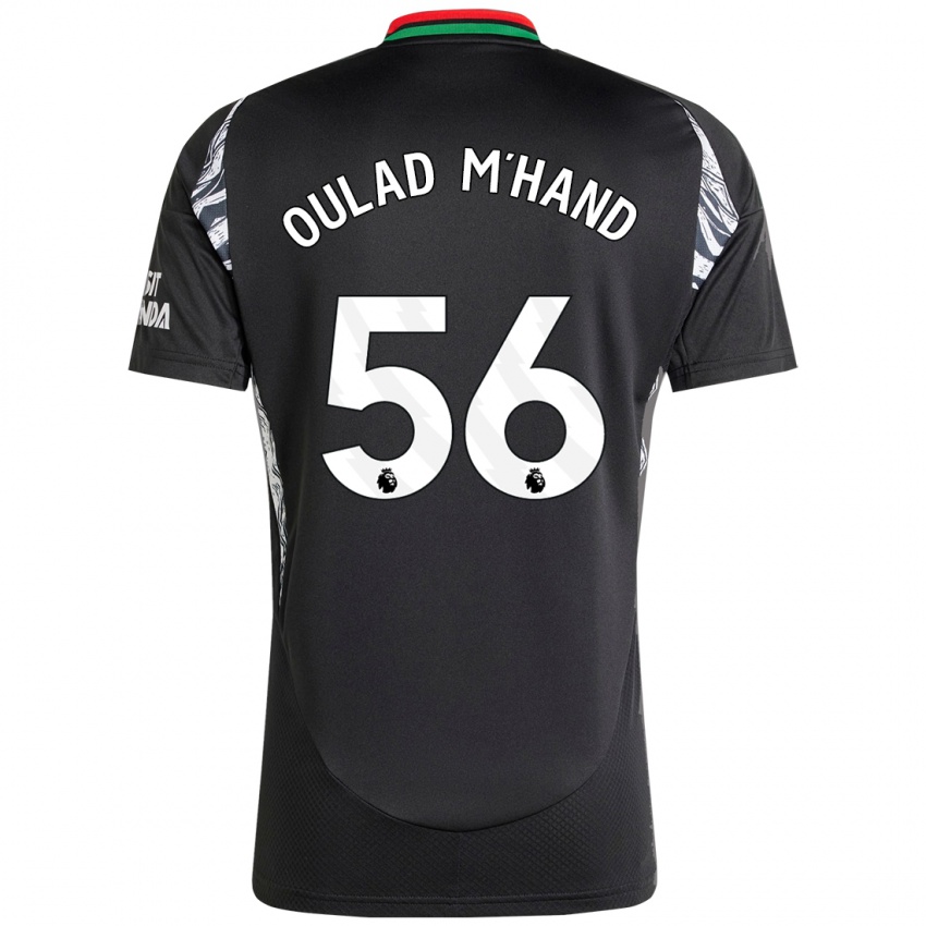 Heren Salah-Eddine Oulad M'hand #56 Zwart Uitshirt Uittenue 2024/25 T-Shirt