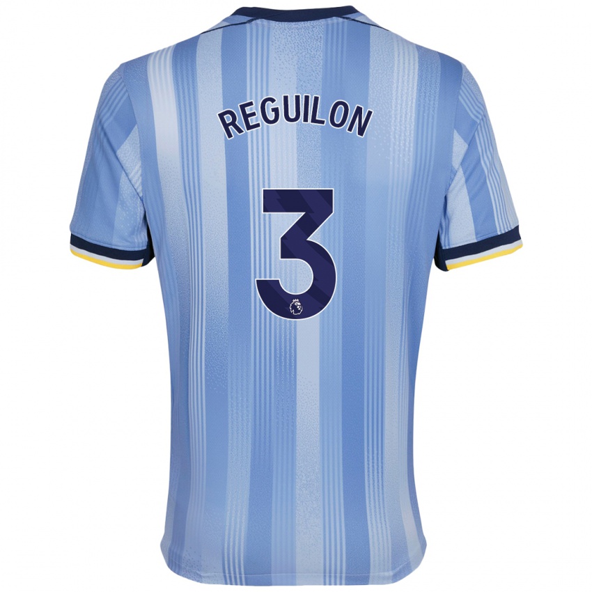 Heren Sergio Reguilon #3 Lichtblauw Uitshirt Uittenue 2024/25 T-Shirt