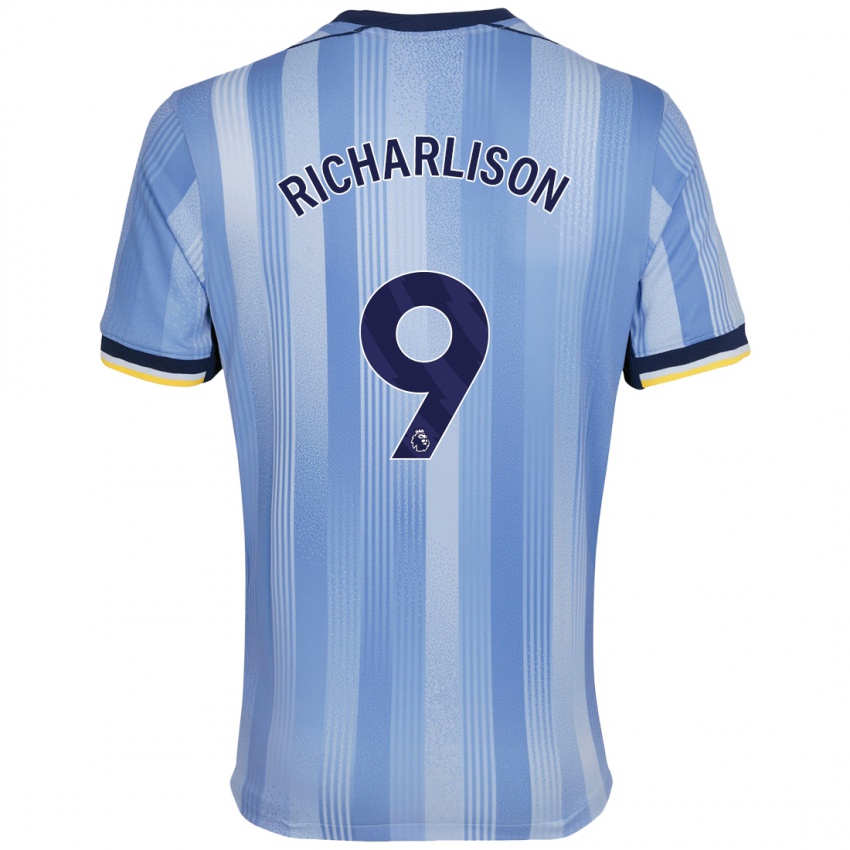 Heren Richarlison #9 Lichtblauw Uitshirt Uittenue 2024/25 T-Shirt