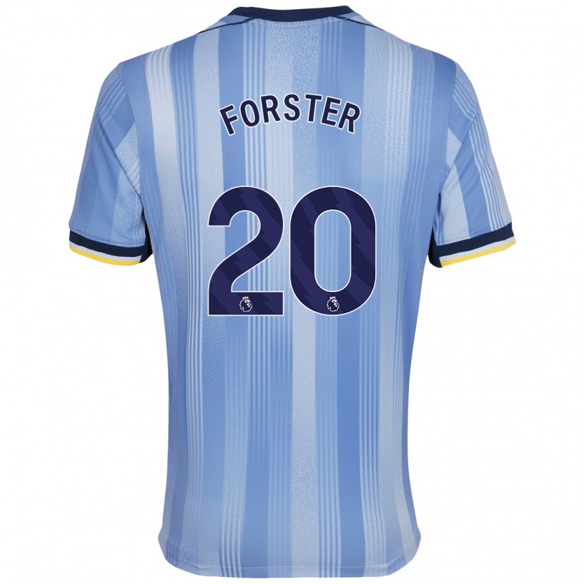 Heren Fraser Forster #20 Lichtblauw Uitshirt Uittenue 2024/25 T-Shirt