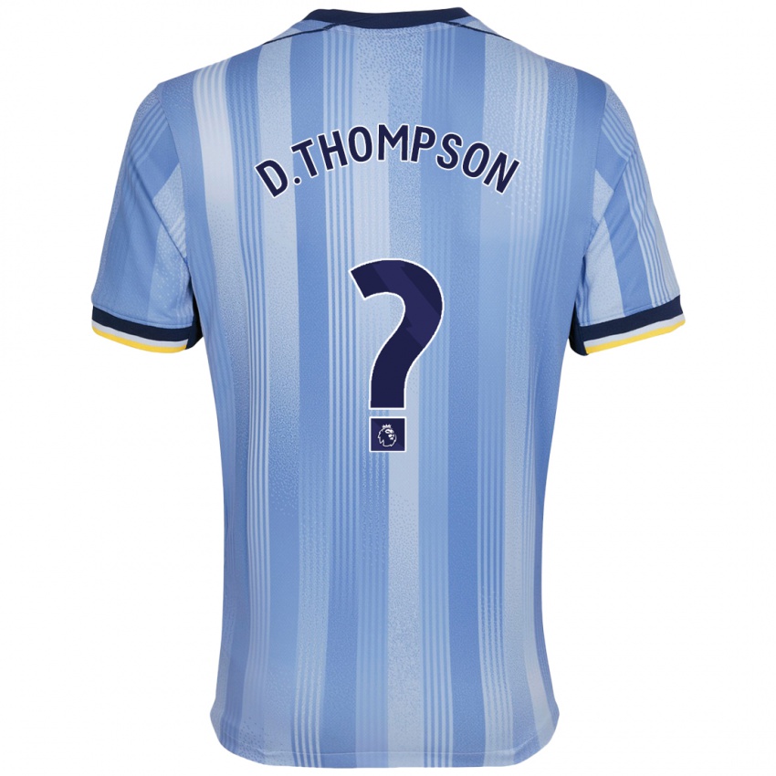 Heren Dylan Thompson #0 Lichtblauw Uitshirt Uittenue 2024/25 T-Shirt