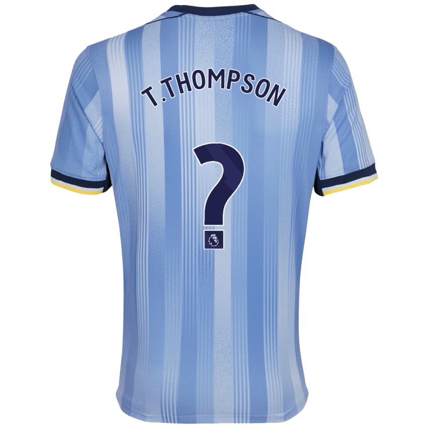 Heren Tynan Thompson #0 Lichtblauw Uitshirt Uittenue 2024/25 T-Shirt