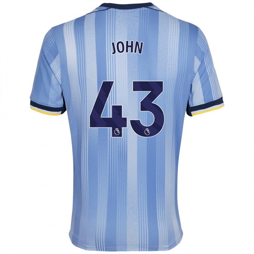 Heren Nile John #43 Lichtblauw Uitshirt Uittenue 2024/25 T-Shirt